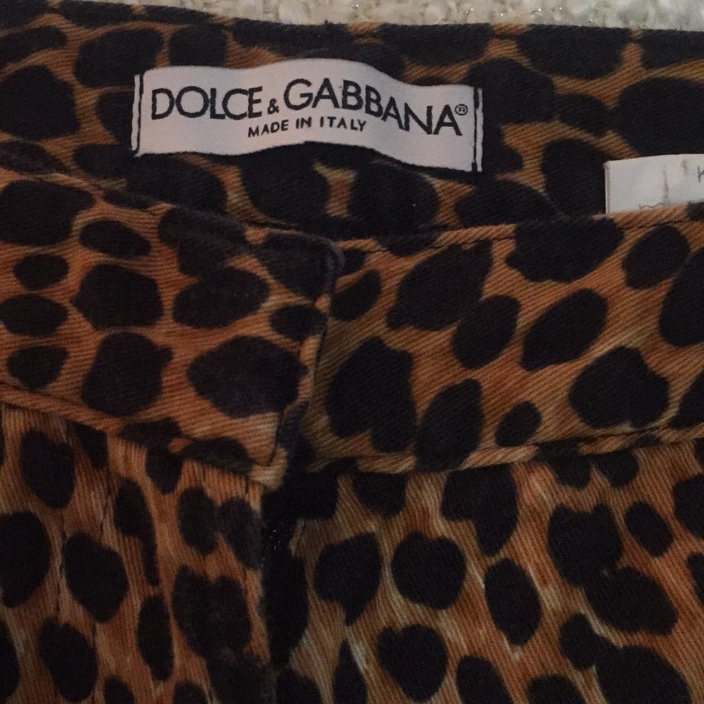 HOT DEAL🌟 DOLCE&GABBANA AUTHENTIC LEOPARD PANTS